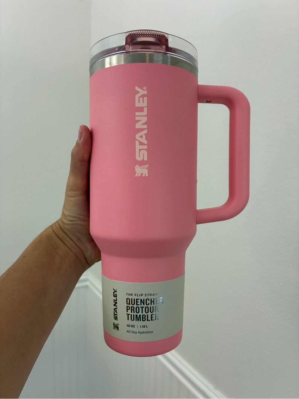 Stanley 40oz Quencher Protour Tumbler in Pink Mesa